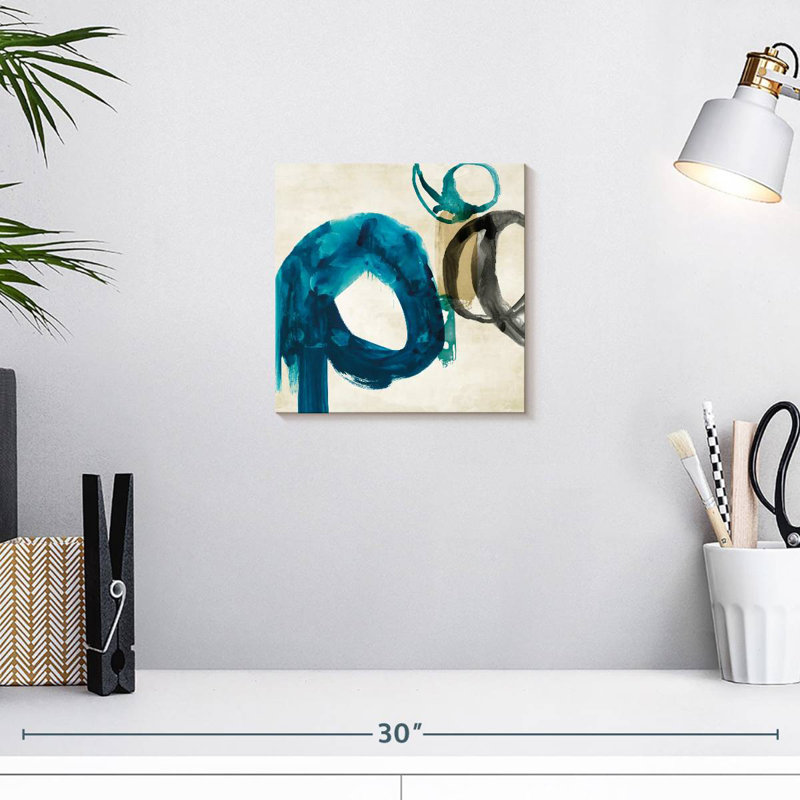 Avery Blue Ring I, 10" H x 10" W