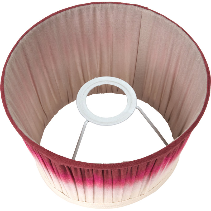20 cm Cotton Empire Lamp Shade, Red, 15cm H x 25cm W x 25cm D