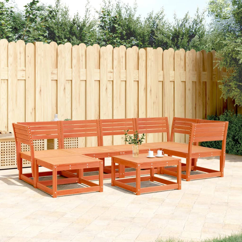273cm Wide Straight Patio Sofa