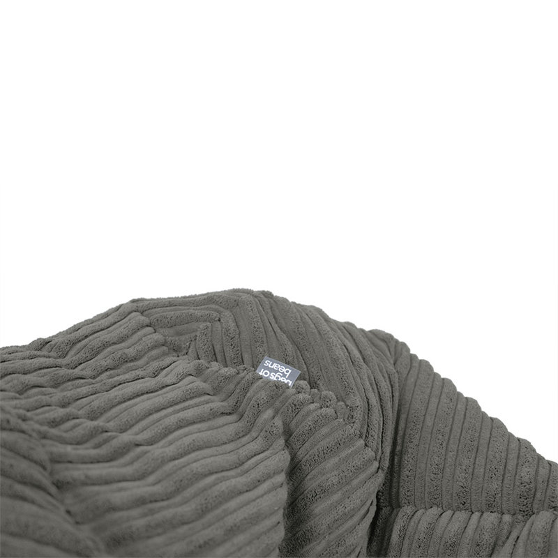 Polyester Refillable Classic Bean Bag, Grey