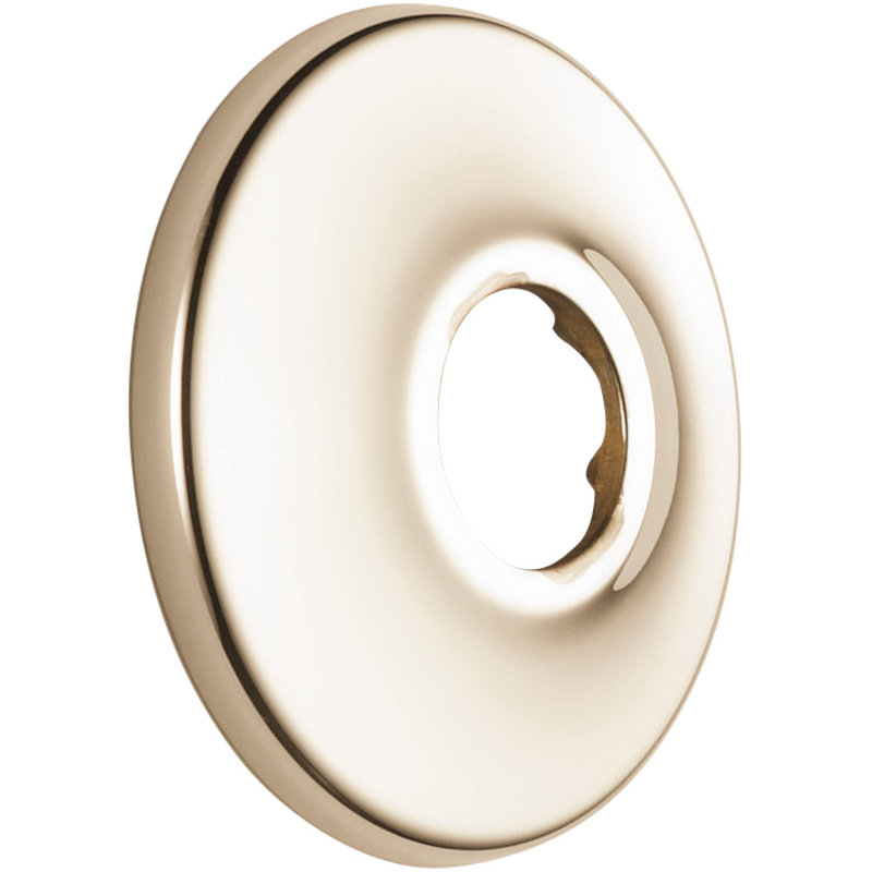 Bride de douche, Nickel poli Lumicoat