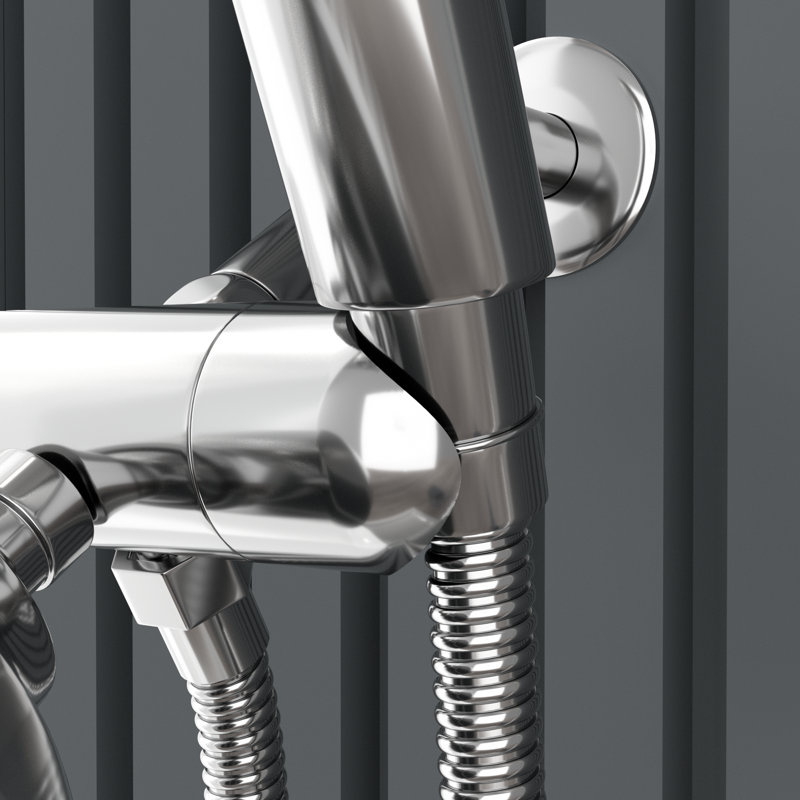 Système de douche complet chromé multifonction, Chrome