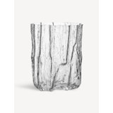 Crackle Handmade Glass Table Vase