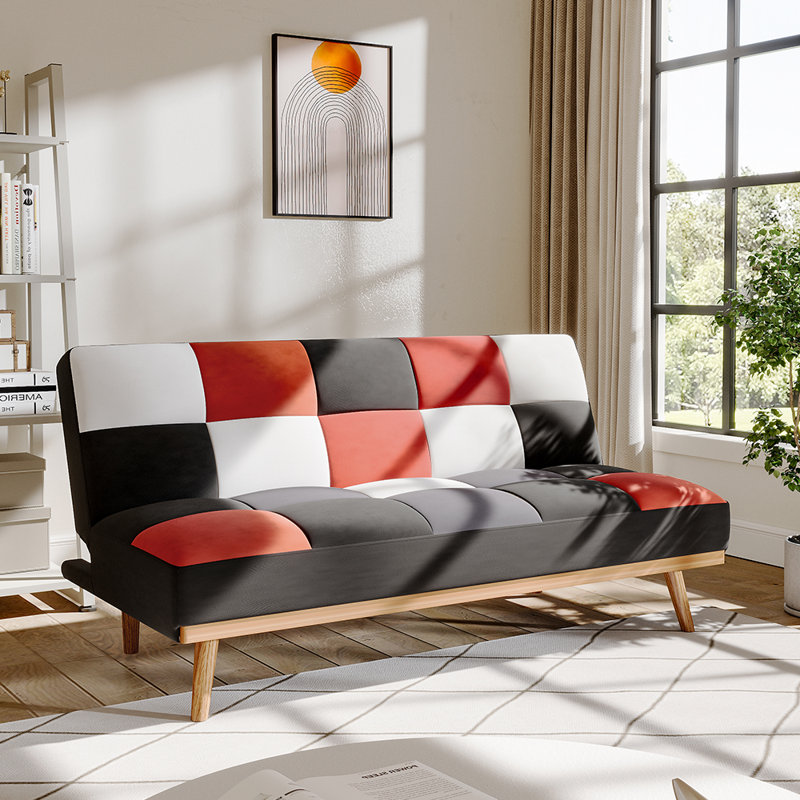 Ohara 3 Seater Sleeper, Red