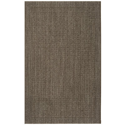 Tapis en sisal tissé jacquard Palm Beach