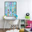 Alphabet animal en giclée bleue encadrée, design par Carla Daly-614242813-614242815