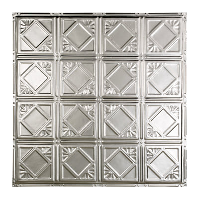 Great Lakes Tin Ludington 2'x2' Nail-Up Ceiling Tile (Pack of 5)