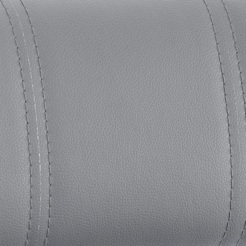 Tabouret de bar rotatif Bucholz, Acier inoxydable brossé, gris
