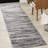 Bonnyrigg Loom Modern Strie' Black/Gray Rug-2006656919