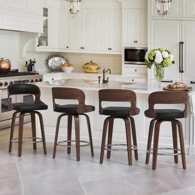 Carylon Swivel Upholstered Counter Stool