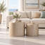 Tables d'appoint rondes en bois-130134389