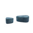 43.6cm Wide Triangle Solid Colour Footstool Ottoman