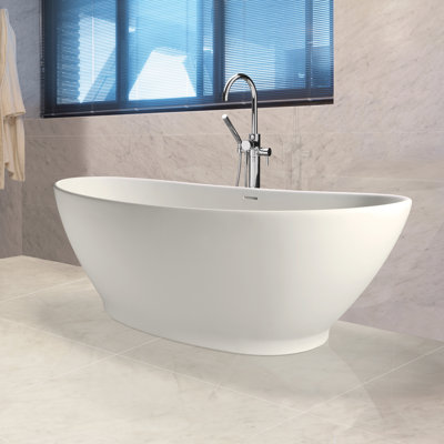 MTI Elise 72.875" Freestanding Soaking Bathtub