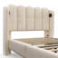 Velvet Upholstered 4Ft6 Double Bed With USB And Type-C Charging-1632554492-1640930788