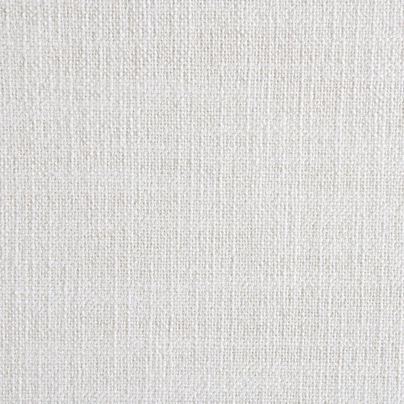 Lit plateforme tapissier en bois massif Nolita Tilman, Crème lin texture tissu / teint naturel, Simple