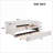 Twin Size Velvet Upholstered Daybed with Ergonomic Backrest &amp; Trundle, Beige - No Box Spring Needed