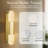 Dimmable Led Gold Wall Mounted Sconce With Alabaster Shade-1258659136