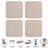 Furniture Felt Pads Square Floor Protector Chair/Table Leg Sticky Back