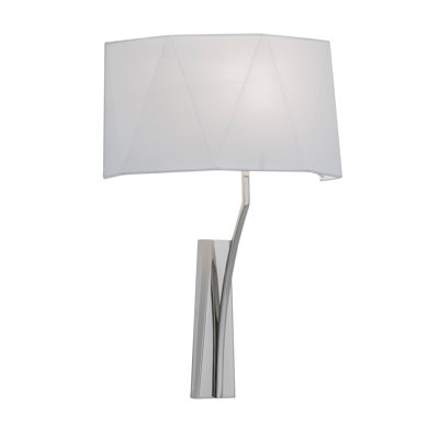 Agathon 21'' High 1-Light Sconce - Polished Nickel