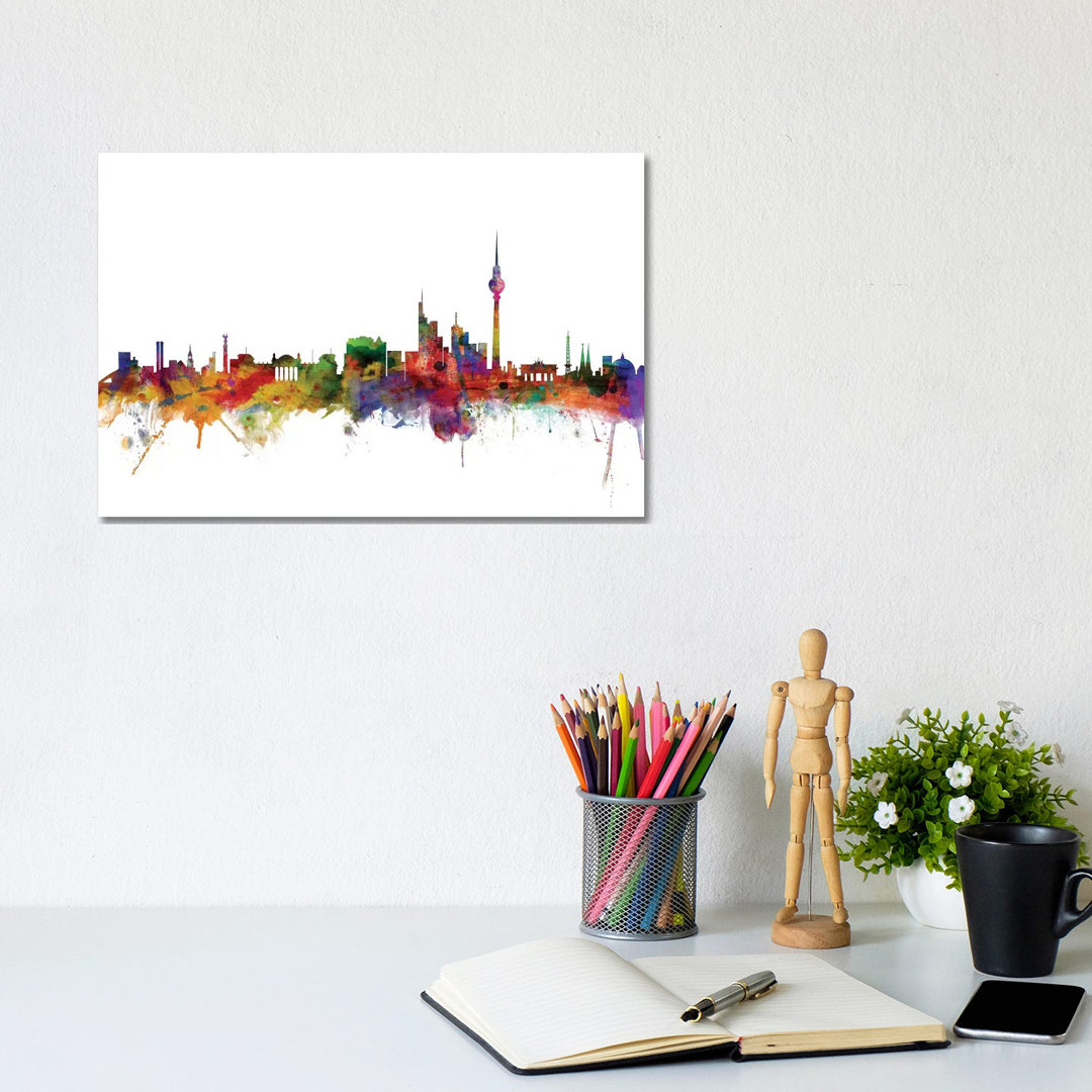 Berlin, Germany Skyline by Michael Tompsett - Wrapped Canvas Gallery-Wrapped Canvas Giclée
