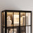 71'' H X 31.5'' W 4-Tier Bookcase With Glass Doors And Light