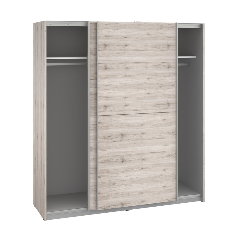 Anglers Park 2 Door Manufactured Wood Wardrobe, Standard