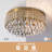Theodora 4 - Light 15'' Unique / Statement Drum Flush Mount with Crystal Accents-1444740123