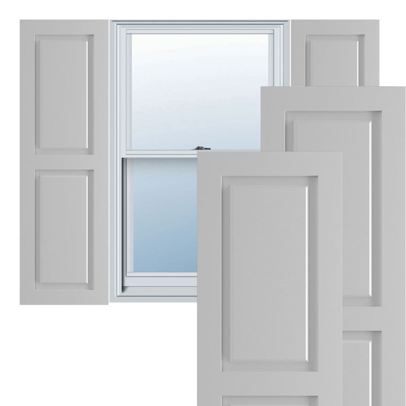 Volets en PVC True Fit, Bleu paisible, 12", 33"