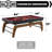 Table de billard Hall of Games Edgewood 7 pi avec accessoires de jeu