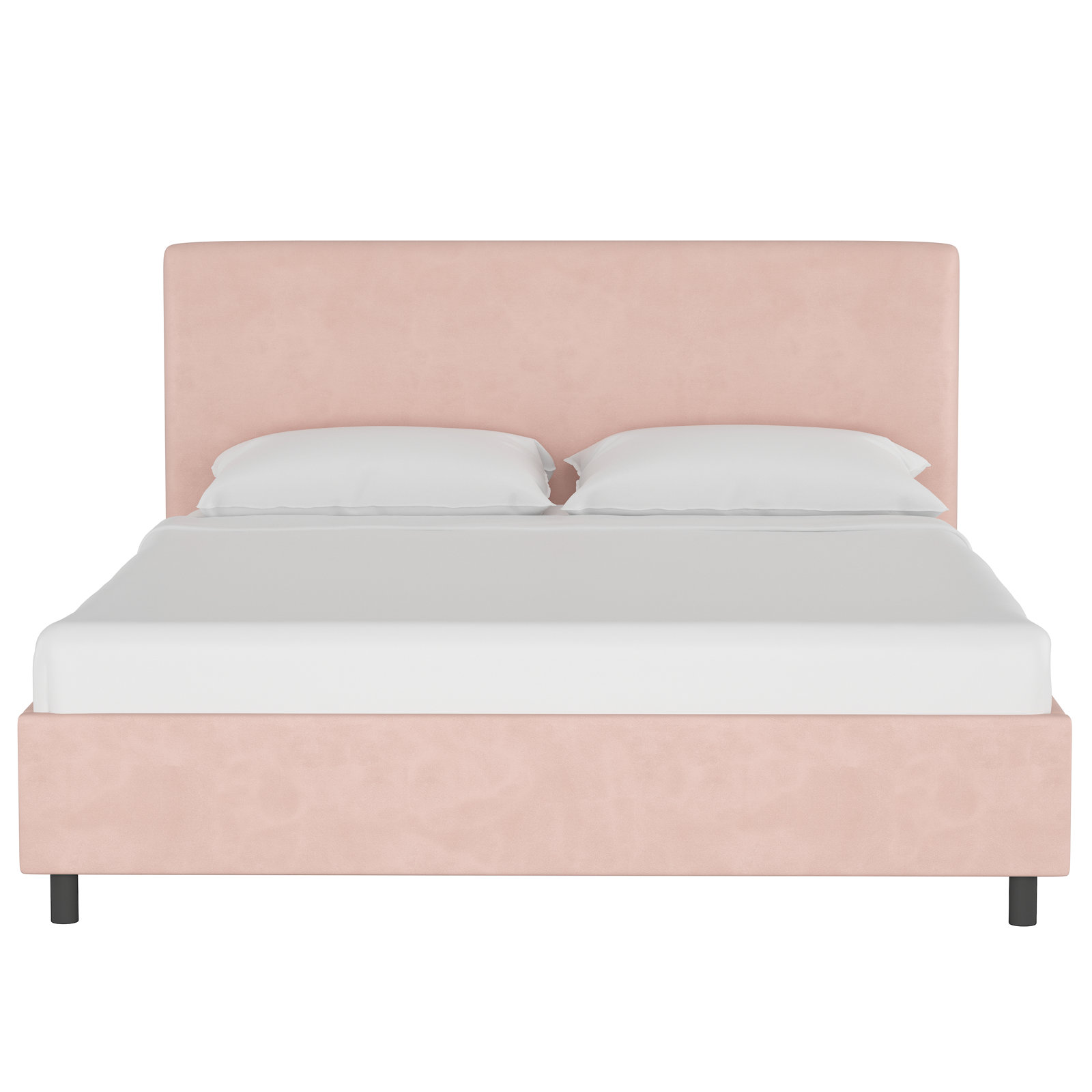 Pyburn Platform Bed, California King, Classic Blush Performance Velvet