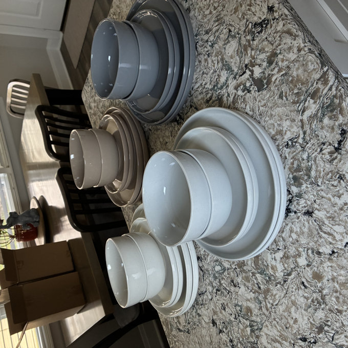 YODECO Lot De 6 Assiettes Creuses Bakir - D 24 Cm189 - Maison