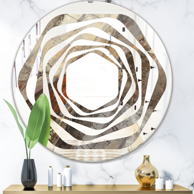 Miroir mural Whirl Fire and Ice Minerals III