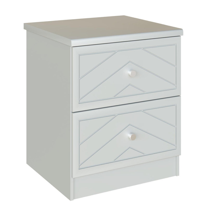Taunton 47cm W Particle Board / Chipboard Bedside Table