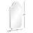 Morlan Tall Arched Scalloped Frameless Wall Mirror-1689955959