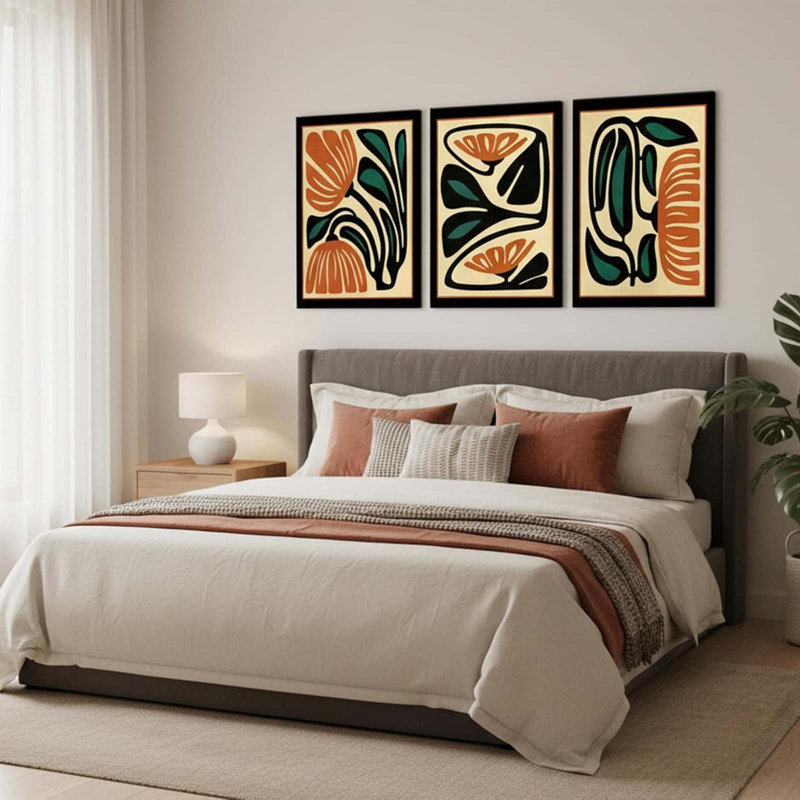 3 Piece Wrapped Canvas Wall Art
