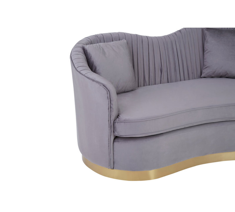 2 Seater Velvet Sofa