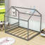 Grand lit plateforme en bois avec tête de lit-230571814