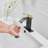 Single-Hole Single-handle Bathroom Faucet with Drain Assembly-81244200
