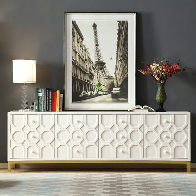 American minimalist style TV cabinet