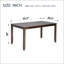 Table de salle à manger en bois
