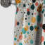 Motif à pois multicolore vibrant IV - Rideau abstrait - Rideau occultant - 1 panneaux-107550841