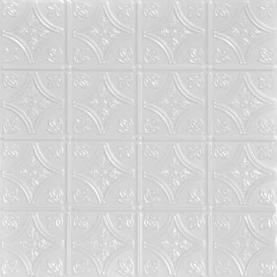 Tuile de plafond en fer-blanc 2 pi x 2 pi Tiny Tiptoe