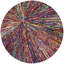 Tapis touffeté à la main en cotton multicolore Anaheim-22159467