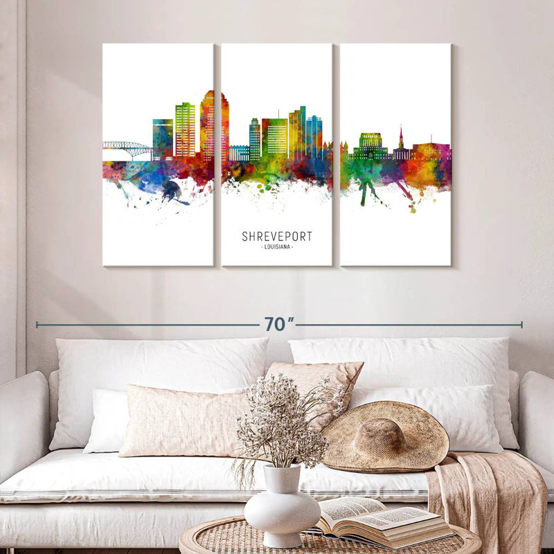 Nicci Shreveport, Louisiane, horizon I, H 32 po x l 50 po