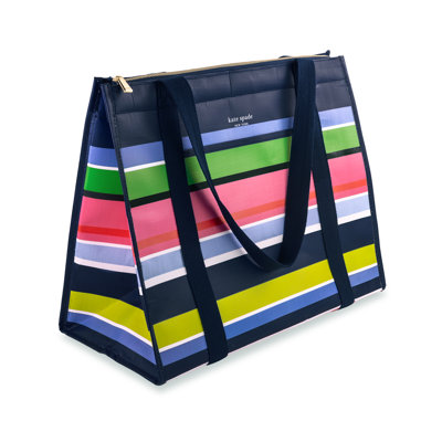 Sac de marché isolé, rayure ensoleillée