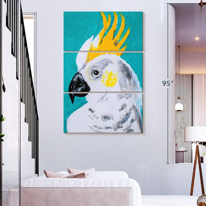 Brampt Noisy As A Cockatoo, 32" H x 20" W