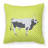 Steppe Cow Check Outdoor Throw Pillow-23813678-48711244