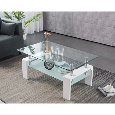 Timsbury Four Leg Coffee Table with Storage