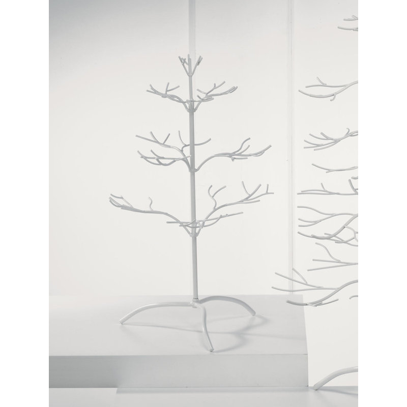 Accessoire d'ornement festif, H 24 po x l 16,5 po x P 15 po, Blanc