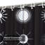 Rideau de douche avec 12 crochets Sun Moon-1301523151
